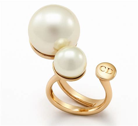 dior pearl rings|dior wedding ring.